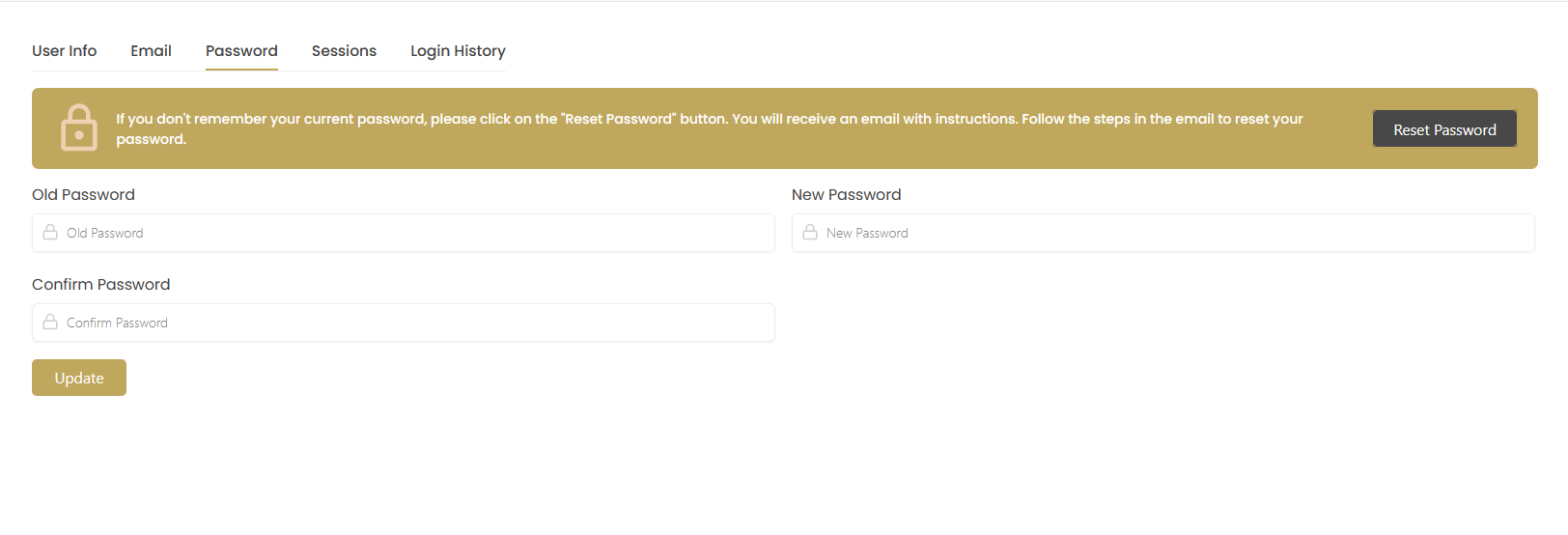 Password Security Management