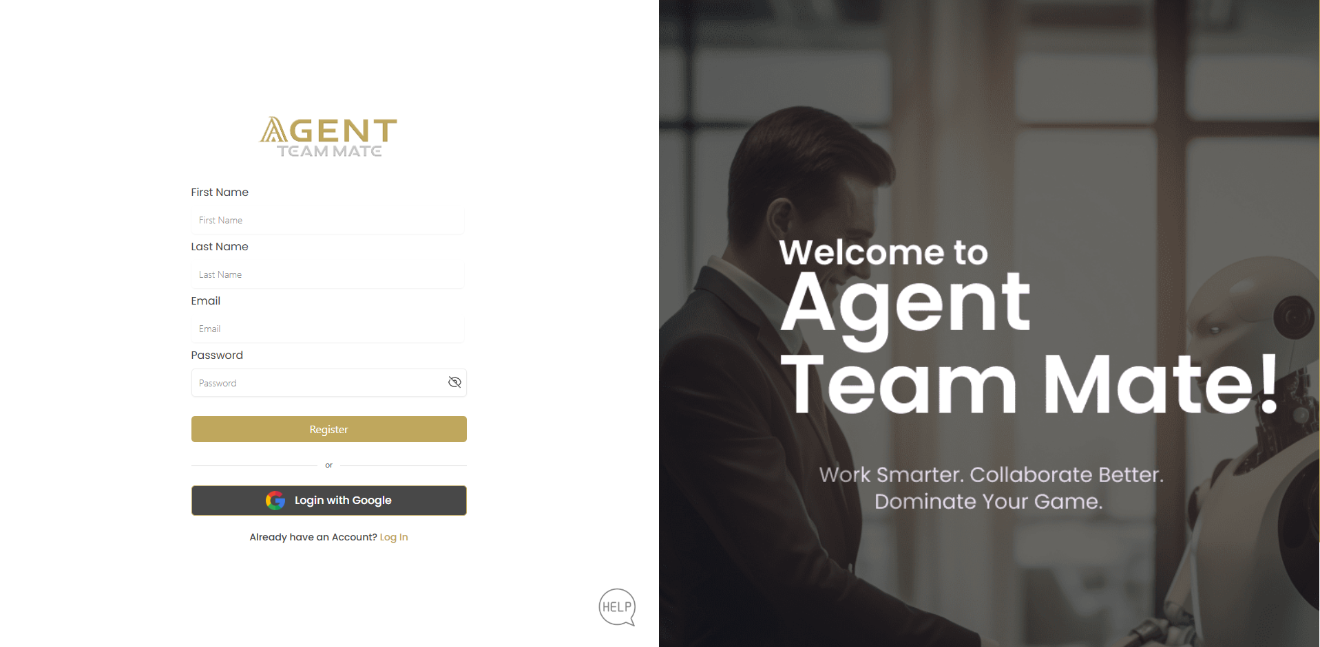 Agent Teammate Registration Form